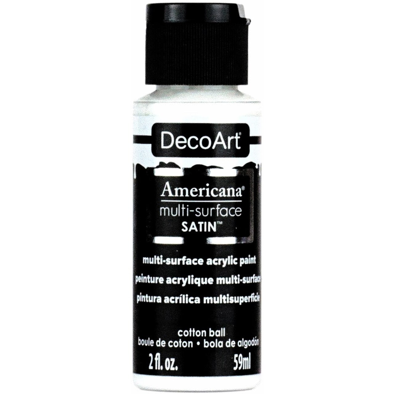 Americana Premium Multi-Surface Satin Finish Acrylics 2oz -for Wood, Metal, Glass, Ceramics, Fabric, Paper, Terra Cotta, Most Plastics and More